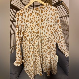 Leopard print dress